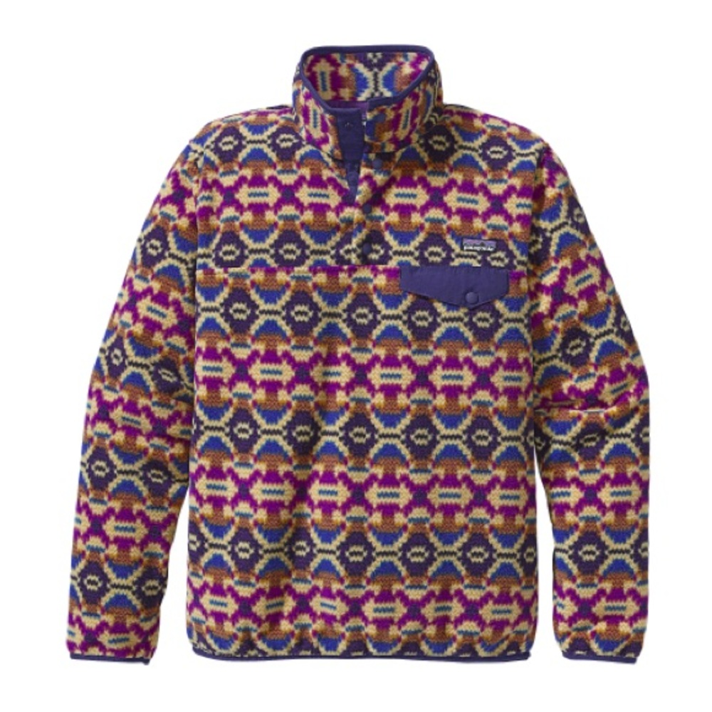 Patagonia Multicolor Geometric Fleece Jacket